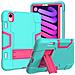 Custodia Per Ipad Mini 6 8.3” Con Supporto E Alloggiamento Per Stilo Menta - Foto miniatura 1