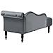 Chaise Longue Versione Destra Ivry Velluto Grigio - Foto miniatura 4