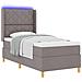 Letto a molle con materasso Talpa 100 x 200 cm Tessuto - Foto miniatura 3