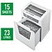IQ Office Cross distruggi documenti Triturazione incrociata 55 dB 22,3 cm Bianco - Foto miniatura 3