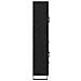 Credenza 2 pcs Rovere Nero Legno Stratificato e Vetro - Foto miniatura 9