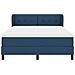 Letto a molle con materasso Blu 140 x 190 cm Tessuto - Foto miniatura 7