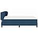 Letto a molle con materasso Blu 140 x 190 cm Tessuto - Foto miniatura 8