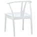 Sedia da pranzo 2 pcs Bianco e Bianco Legno di gomma solido - Foto miniatura 7