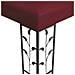 Gazebo 3,97 x 2,96 x 2,68 m Rosso Vino Poliestere e Acciaio - Foto miniatura 4