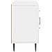 Credenza Bianco Lucido 89 x 34,5 x 60 cm Legno ingegnerizzato - Foto miniatura 5