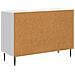 Credenza Bianco Lucido 89 x 34,5 x 60 cm Legno ingegnerizzato - Foto miniatura 6