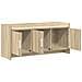 Mobile TV 102 x 33 x 47 cm Rovere Sonoma Legno ingegnerizzato - Foto miniatura 3