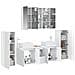 Set di mobili per il bagno 6 pcs Bianco - Foto miniatura 3
