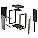 FF01-6824-12BL rack 24U Rack indipendenti Nero - Foto miniatura 5