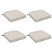 Cuscini per sedile a 4 pezzi SOEST 4 pcs 100% Poliestere Bianco - Foto miniatura 1