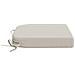 Cuscini per sedile a 4 pezzi SOEST 4 pcs 100% Poliestere Bianco - Foto miniatura 3