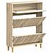 Mobile per scarpe DELFT 78 x 24 x 103 cm Legno ingegnerizzato - Foto miniatura 3