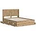 Struttura del letto con stoccaggio e testata Artisan Oak - Foto miniatura 3