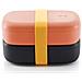 Kit Lunchbox To-go, Nero, corallo - Foto miniatura 1