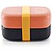 Kit Lunchbox To-go, Nero, corallo - Foto miniatura 2