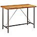 Tavolo Da Bar Teak Massello Rigenerato 150x70x106 Cm - Foto miniatura 1