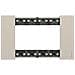 Placca Bticino Living Now 4 Moduli Colore Sabbia - Ka4804km - Foto miniatura 2