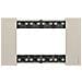 Placca Bticino Living Now 4 Moduli Colore Sabbia - Ka4804km - Foto miniatura 1