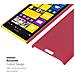 Custodia Compatibile Con Nokia Lumia 1520 In Frosty Rosso - Hard Case Coperchio Protettivo In Frosted Look Contro I Graffi E Gli Urti - Foto miniatura 5