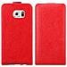 Custodia Compatibile Con Samsung Galaxy S6 Edge In Rosso Mela - Coperchio Protettivo In Design Flip Con Chiusura Magnetica - Foto miniatura 3