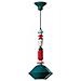 Lampada A Sospensione Decò H50 C2511-vpe Colore Blu Petrolio - Foto miniatura 1