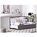 Letto Estraibile In Velluto Grigio 90 X 200 Cm Gassin - Foto miniatura 4