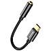 Adattatore Audio Usb-c-mini Jack Da 3,5 Mm, Nero - Foto miniatura 3