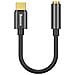 Adattatore Audio Usb-c-mini Jack Da 3,5 Mm, Nero - Foto miniatura 4
