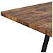 Tavolo Da Pranzo Color Nero E Legno Chiaro 140 / 180 X 90 Cm Harlow - Foto miniatura 7