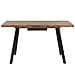 Tavolo Da Pranzo Color Nero E Legno Chiaro 140 / 180 X 90 Cm Harlow - Foto miniatura 10