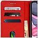Custodia Apple Iphone 11 Portadocumenti Funzione Supporto Rosso - Foto miniatura 3