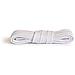 Piatto Lacci Durevoli 100 Cotone Lacci Della Scarpa Qualit A Calzature Casual Made In Europa 1 Coppia Molti Colori E Lunghezze 180 Cm - 70 Pollici - 9 A 12 Coppie Occhiello 01 - Bianco - Foto miniatura 1