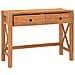 Scrivania con 2 Cassetti 100x40x75 cm in Legno di Teak - Foto miniatura 2