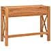 Scrivania con 2 Cassetti 100x40x75 cm in Legno di Teak - Foto miniatura 6