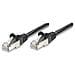 Network Cable, Cat6, UTP, 2x RJ-45, M / M, 7 ft. (2.0 m) , Black - Foto miniatura 1