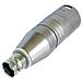 XLR / BNC, XLR, BNC, Maschio / femmina, Argento - Foto miniatura 1