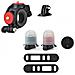 JB01388, Camera mount, Bicicletta, Nero, Rosso, Gomma, Silicone, Acciaio inossidabile, GoPro - Foto miniatura 3