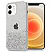 Custodia Compatibile Con Apple Iphone 12 Mini In Trasparente Con Glitter - Coperchio Protettivo In Silicone Tpu Flessibile Con Glitter Scintillanti - Foto miniatura 1