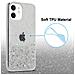 Custodia Compatibile Con Apple Iphone 12 Mini In Trasparente Con Glitter - Coperchio Protettivo In Silicone Tpu Flessibile Con Glitter Scintillanti - Foto miniatura 4