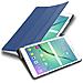 Cadorabo Custodia Per Tablet Compatibile Con Samsung Galaxy Tab S2 (9.7"" Zoll) Sm-t815n / T813n / T819n In Blu Scuro Jersey - Coperchio Protettiva Ultra Sottile Con Funzione Auto Wake Up E Stand - Foto miniatura 1