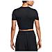 T-shirt Da Donna Crop Swoosh Nera Taglia L Cod Dn5798-010 - Foto miniatura 2