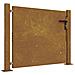Cancello Da Giardino 105x105 Cm In Acciaio Corten - Foto miniatura 1