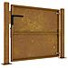 Cancello Da Giardino 105x105 Cm In Acciaio Corten - Foto miniatura 4