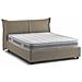 Letto Matrimoniale Cloide, Letto Contenitore Con Rivestimento In Tessuto, 100% Made In Italy, Apertura Frontale, Con Materasso Cm 160x200 Incluso, Tortora - Foto miniatura 4