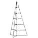 Albero Di Natale Decorativo In Metallo Nero 100 Cm - Foto miniatura 3