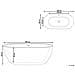 Vasca Da Bagno Freestanding Carrera 180 X 80 Cm Bianco - Foto miniatura 10