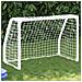 Porte Calcio Bambini 2pz Con Pallone Bianco 64x35x48 Cm Metallo - Foto miniatura 1