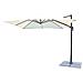 Ombrellone Da Giardino 3x3 Mt Con Antivento E Struttura In Alluminio Grecia - Beige - Foto miniatura 1