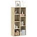 Libreria Rovere Sonoma 50x25x105 Cm In Legno Multistrato - Foto miniatura 1